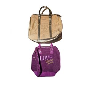 bundle of two vintage Victoria's Secret bags